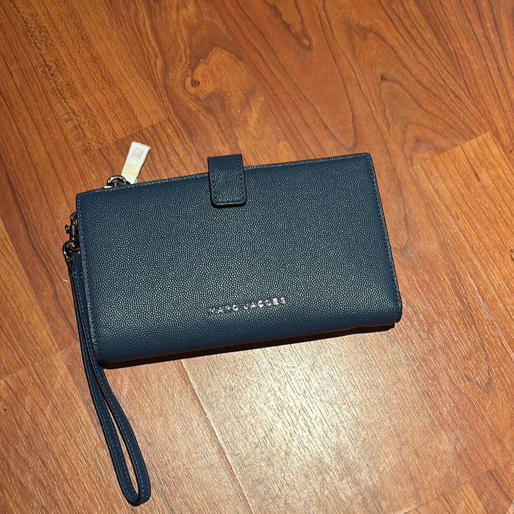 Marc Jacobs Dark Blue Wristlet Clutch